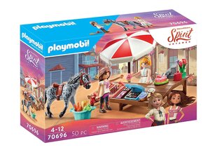 70696 PLAYMOBIL® DreamWorks Spirit Leivonnaiskauppa Miraderossa hinta ja tiedot | LEGOT ja rakennuslelut | hobbyhall.fi