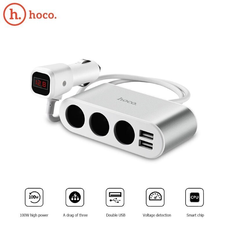 Hoco Z13 LCD One-Pull-Three, micro USB hinta ja tiedot | Puhelimen laturit | hobbyhall.fi