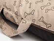 Hobbydog peti Ponton Prestige, XXL, Beige Bones, 120x100 cm hinta ja tiedot | Pedit ja pesät | hobbyhall.fi