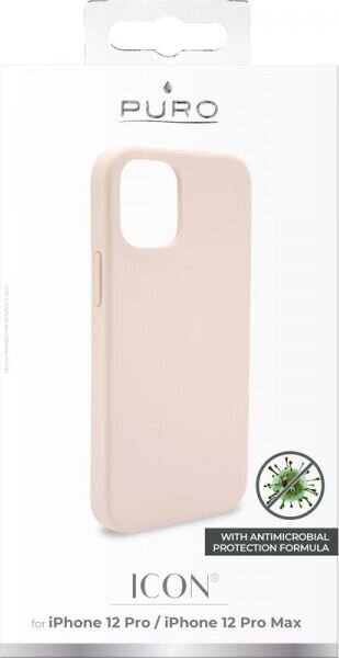 Puhelinkotelo Puro iPhone 12/12 Pro Max, roosa hinta ja tiedot | Puhelimen kuoret ja kotelot | hobbyhall.fi