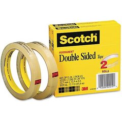 Scotch kaksipuolinen teippi, 12 mm x 22,8 m hinta ja tiedot | Toimistotarvikkeet | hobbyhall.fi