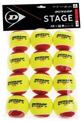 Tennispallot Dunlop Stage 3", 12 kpl hinta ja tiedot | Tennisvälineet | hobbyhall.fi