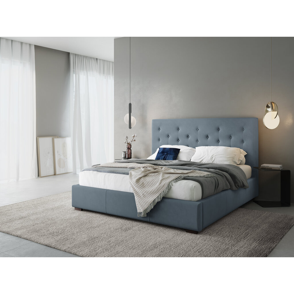 Micadoni Home Seri sänky, 180x200cm, sininen hinta ja tiedot | Sängyt | hobbyhall.fi