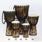 Djembe rumpu Terre Carved - Liekki 30 cm hinta ja tiedot | Perkussiosoittimet | hobbyhall.fi