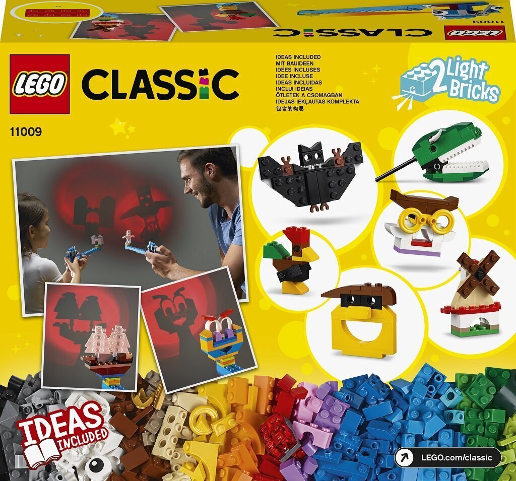 11009 LEGO® Classic palikat ja valot hinta ja tiedot | LEGOT ja rakennuslelut | hobbyhall.fi