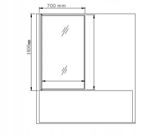 Mexen Alex Fix Kylpyseinä 70,80 cm, mustat verkot hinta ja tiedot | Kylpyhuonetarvikkeet | hobbyhall.fi