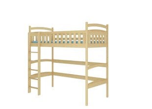 Adrk Furniture Miago parvisänky, 90x200 cm, vaaleanruskea hinta ja tiedot | Lastensängyt | hobbyhall.fi