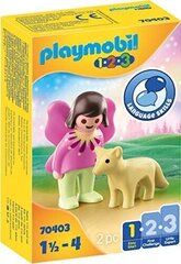 70403 PLAYMOBIL® 1.2.3 Keiju lehtineen hinta ja tiedot | LEGOT ja rakennuslelut | hobbyhall.fi