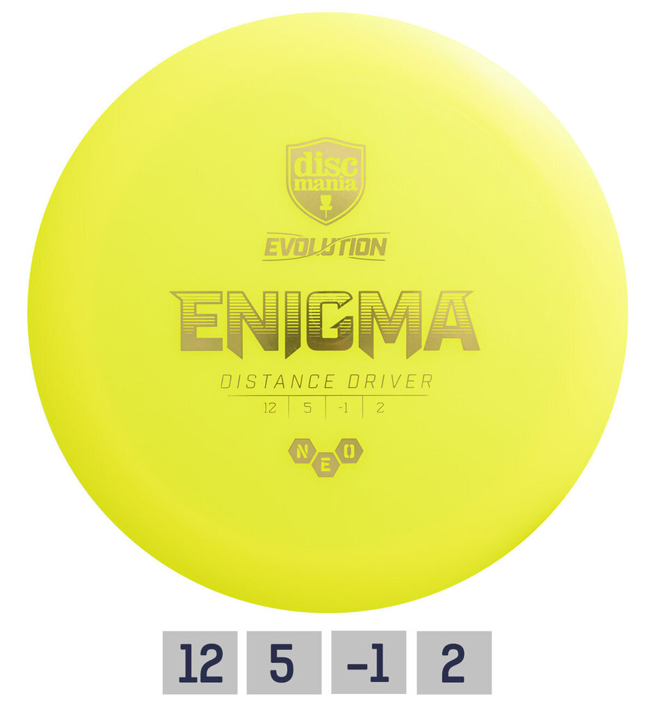 Frisbee Distance Driver NEO ENIGMA 12/5/-1/2 hinta ja tiedot | Frisbeegolf | hobbyhall.fi