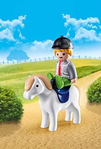 70410 PLAYMOBIL® 1.2.3 Poika ponin kanssa hinta ja tiedot | LEGOT ja rakennuslelut | hobbyhall.fi