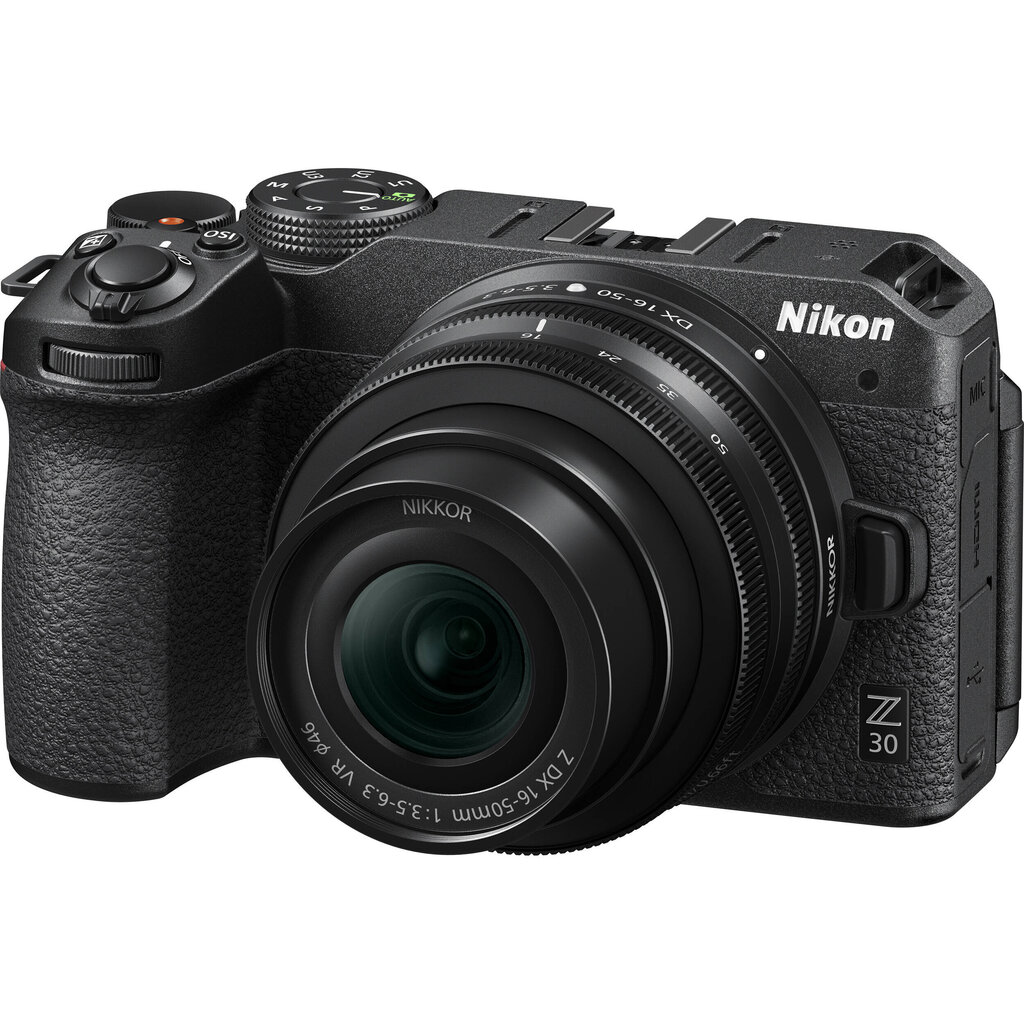 Nikon Z 30, (Z30) + NIKKOR Z DX 16-50mm f/3.5-6.3 VR hinta ja tiedot | Kamerat | hobbyhall.fi