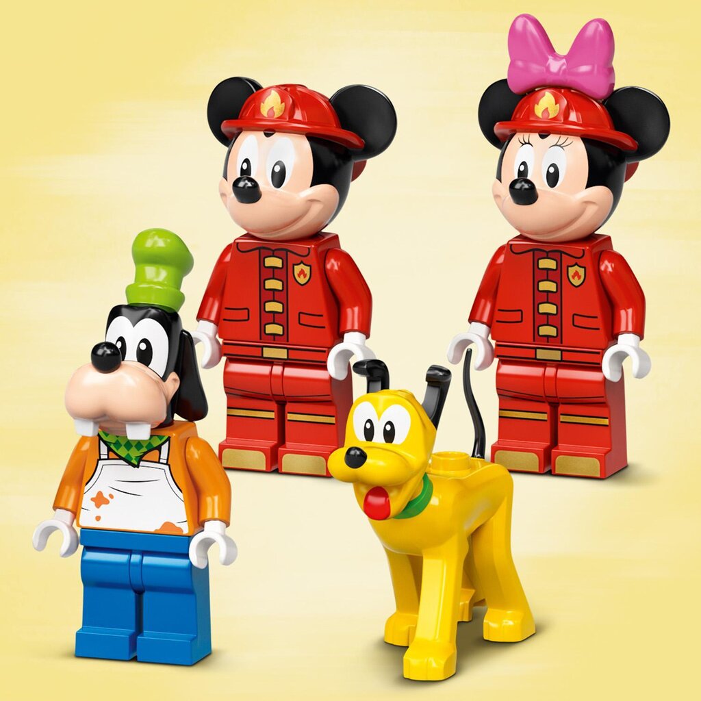 10776 LEGO® Mickey & Friends Mikki ja ystävät Palovarikko ja auto hinta ja tiedot | LEGOT ja rakennuslelut | hobbyhall.fi