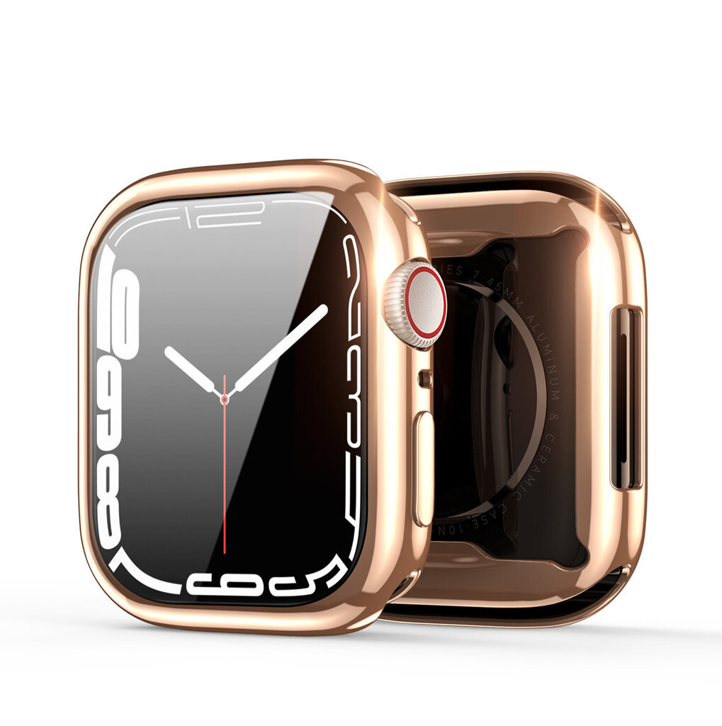 Dux Ducis Samo Apple Watch 7 Case 45mm, roosa hinta ja tiedot | Älykellojen ja aktiivisuusrannekkeiden lisätarvikkeet | hobbyhall.fi