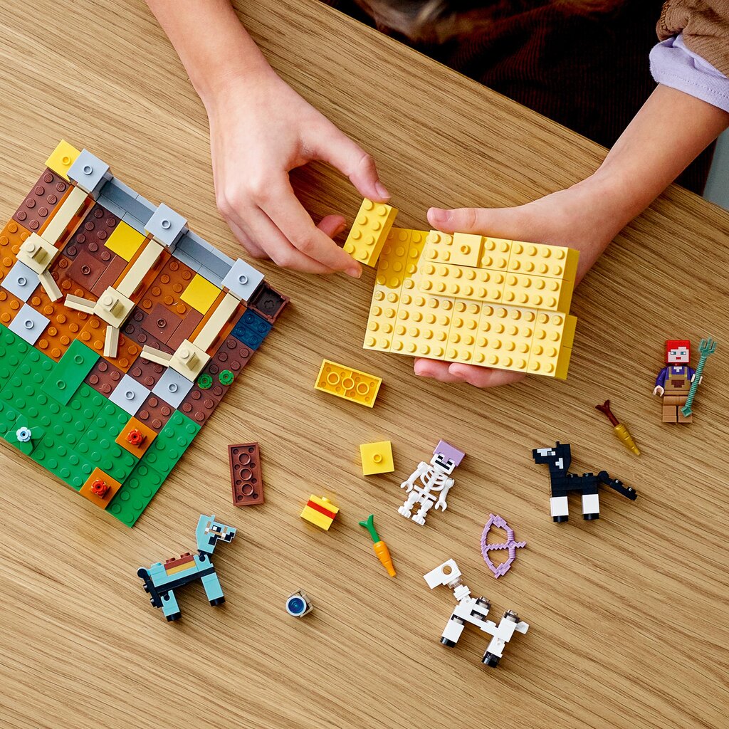 21171 LEGO® Minecraft Hevostalli hinta ja tiedot | LEGOT ja rakennuslelut | hobbyhall.fi