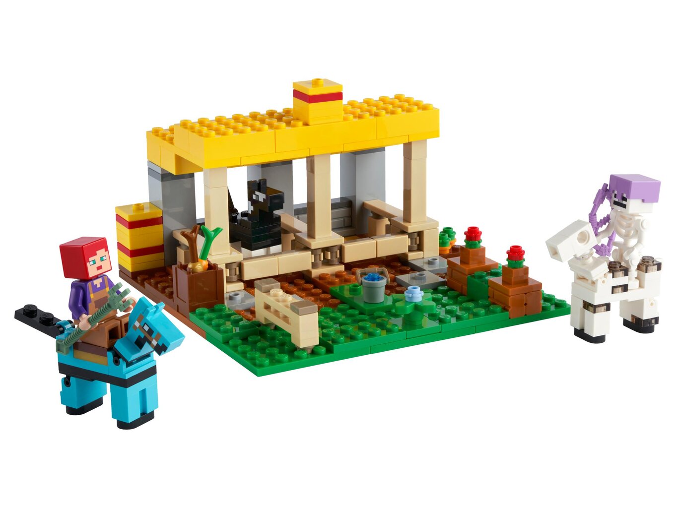 21171 LEGO® Minecraft Hevostalli hinta ja tiedot | LEGOT ja rakennuslelut | hobbyhall.fi