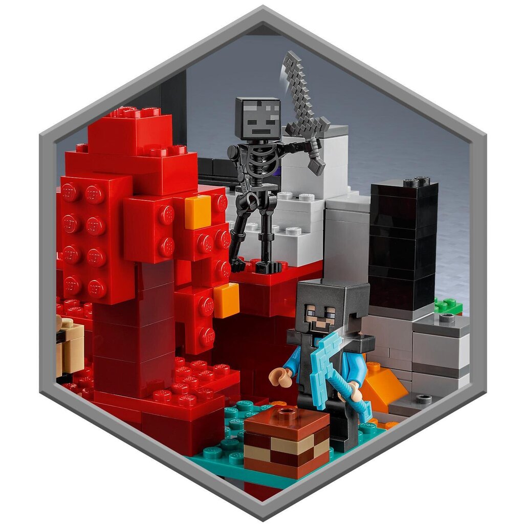 21172 LEGO® Minecraft Portaali hinta ja tiedot | LEGOT ja rakennuslelut | hobbyhall.fi