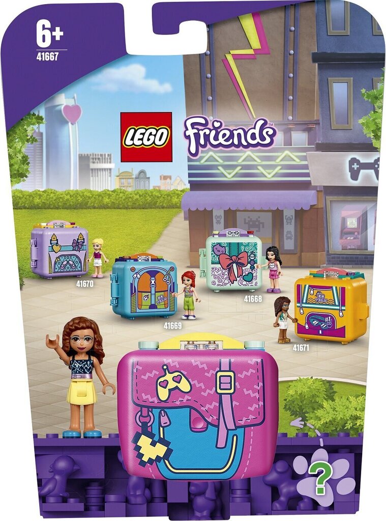 41667 LEGO® Friends Olivian pelikuutio hinta ja tiedot | LEGOT ja rakennuslelut | hobbyhall.fi