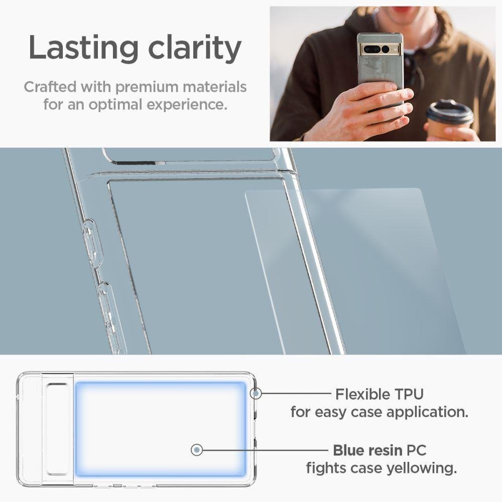 Spigen Ultra Hybrid suojakuori mallille Google Pixel 7 Pro transparent hinta ja tiedot | Puhelimen kuoret ja kotelot | hobbyhall.fi