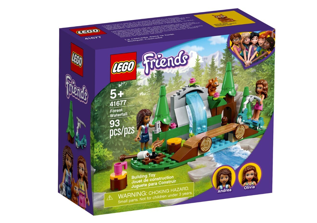 41677 LEGO® Friends Metsän Vesiputous hinta ja tiedot | LEGOT ja rakennuslelut | hobbyhall.fi