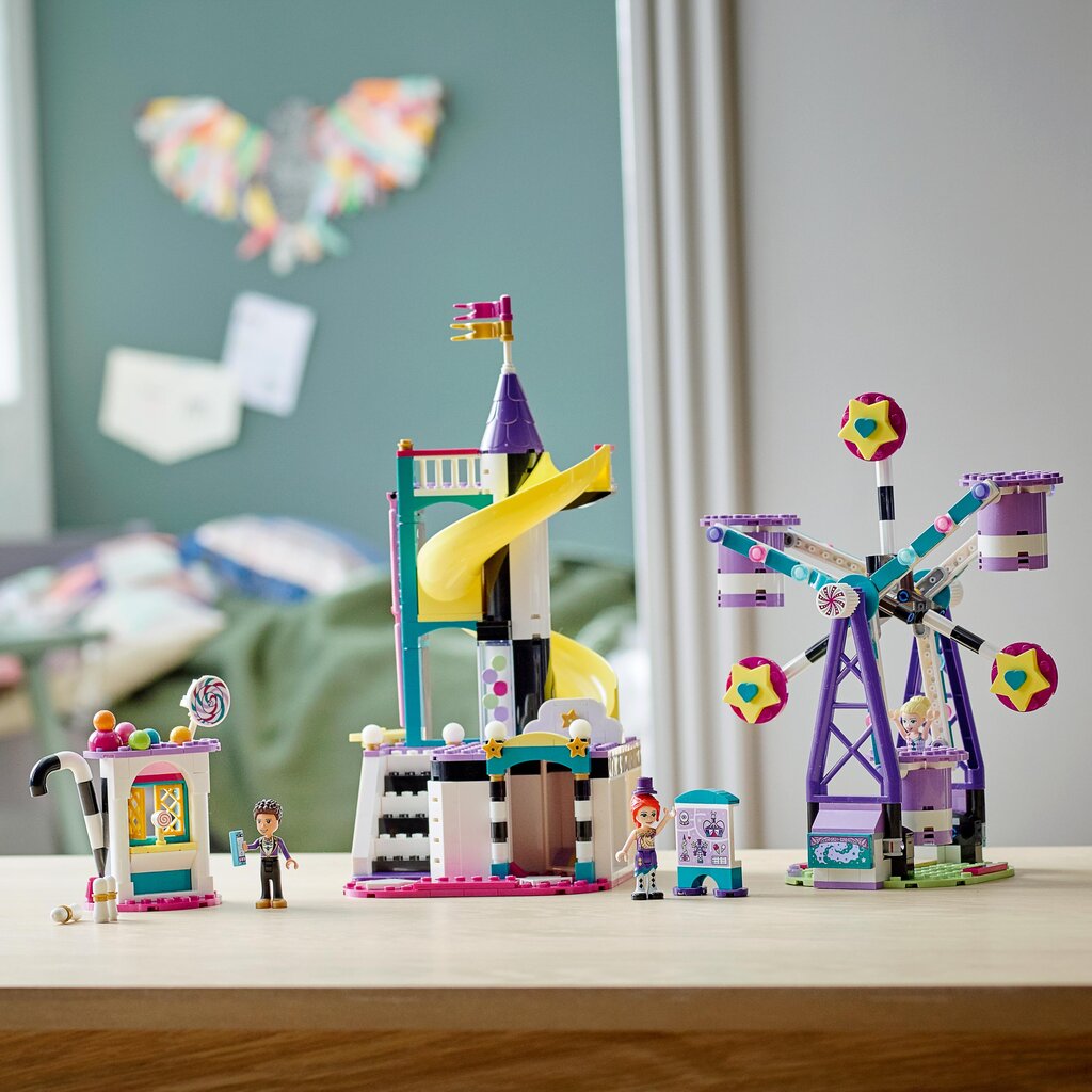 41689 LEGO® Friends - Maaginen maailmanpyörä ja liukumäki hinta ja tiedot | LEGOT ja rakennuslelut | hobbyhall.fi