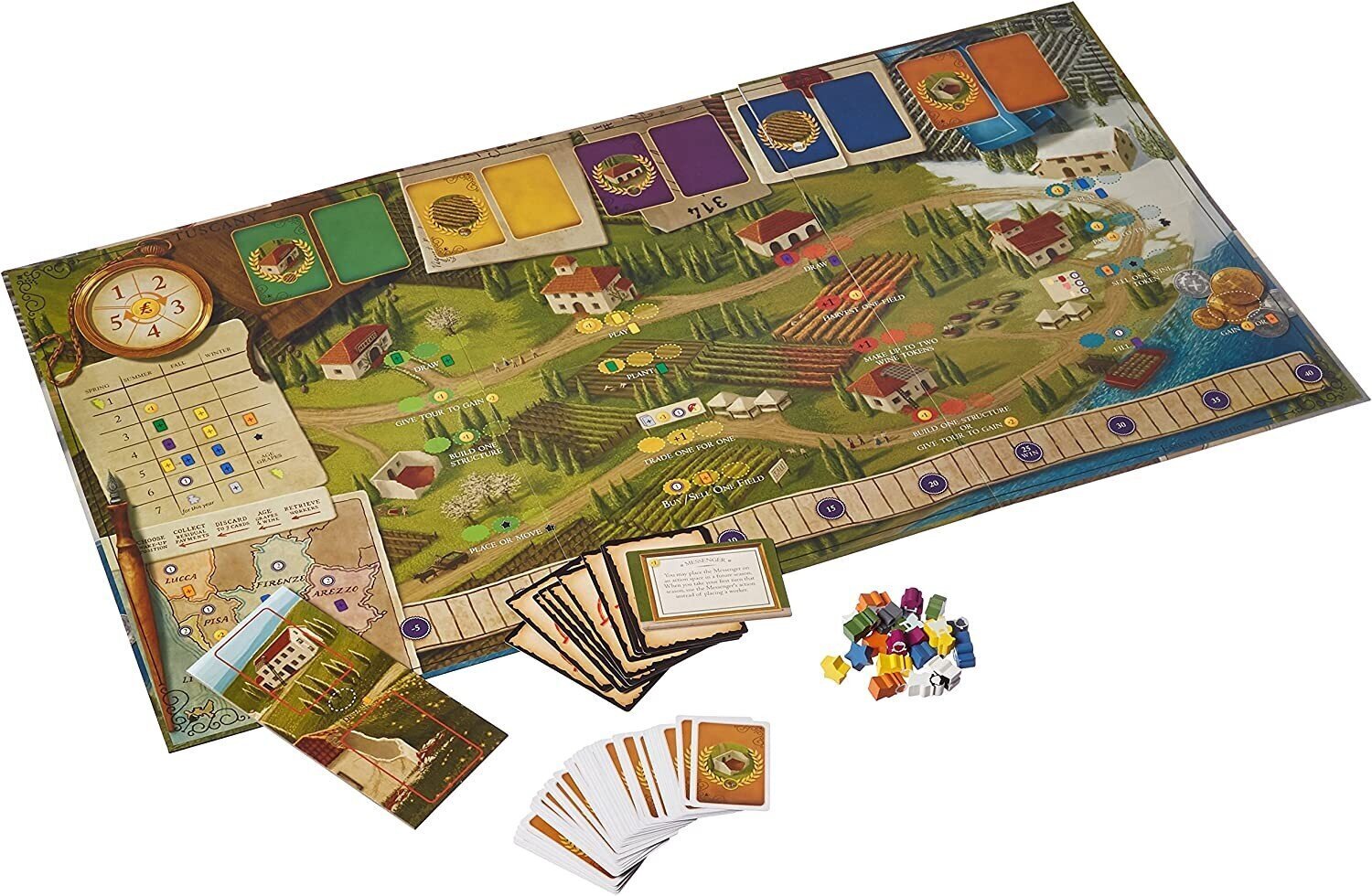 Lautapeli Stonemaier Games Viticulture: Tuscany Essential Edition, EN hinta ja tiedot | Lautapelit ja älypelit | hobbyhall.fi