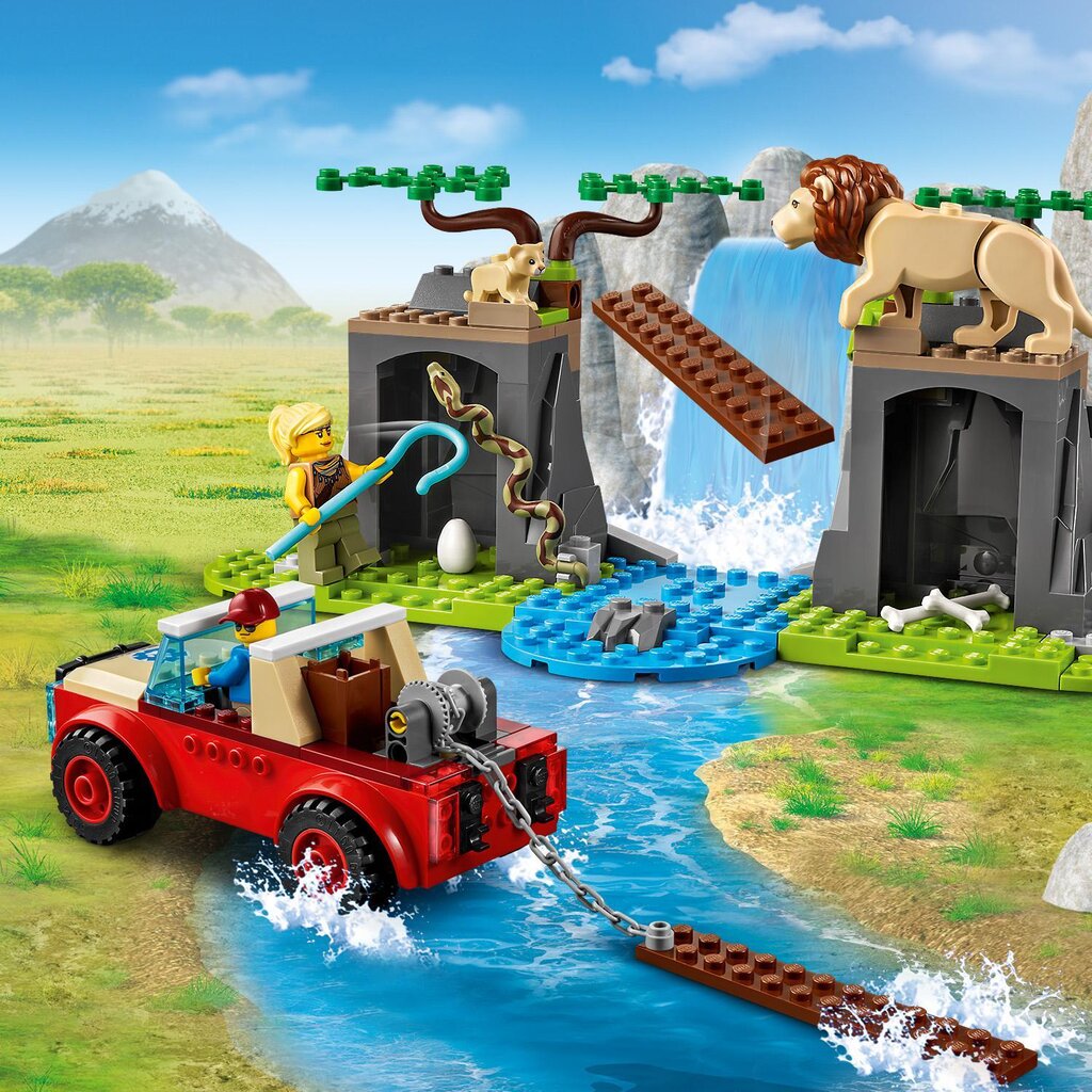 60301 LEGO® City Villieläinten pelastusmaasturi hinta ja tiedot | LEGOT ja rakennuslelut | hobbyhall.fi