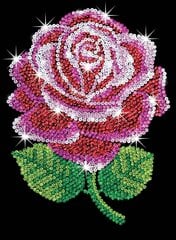 Timanttimosaiikki Sequin Art Red Rose, 25 x 34 cm hinta ja tiedot | Timanttimaalaukset | hobbyhall.fi