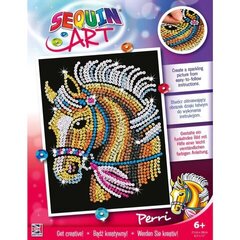 Timanttimosaiikki Sequin Art Perri Pony, 21 x 28 cm hinta ja tiedot | Timanttimaalaukset | hobbyhall.fi