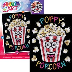 Timanttimosaiikki Sequin Art Poppy Popcorn, 25 x 34 cm hinta ja tiedot | Timanttimaalaukset | hobbyhall.fi