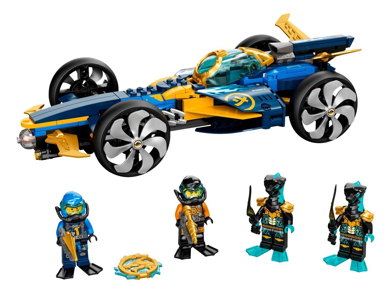 71752 LEGO® NINJAGO Ninjan vedenalainen kiituri hinta ja tiedot | LEGOT ja rakennuslelut | hobbyhall.fi