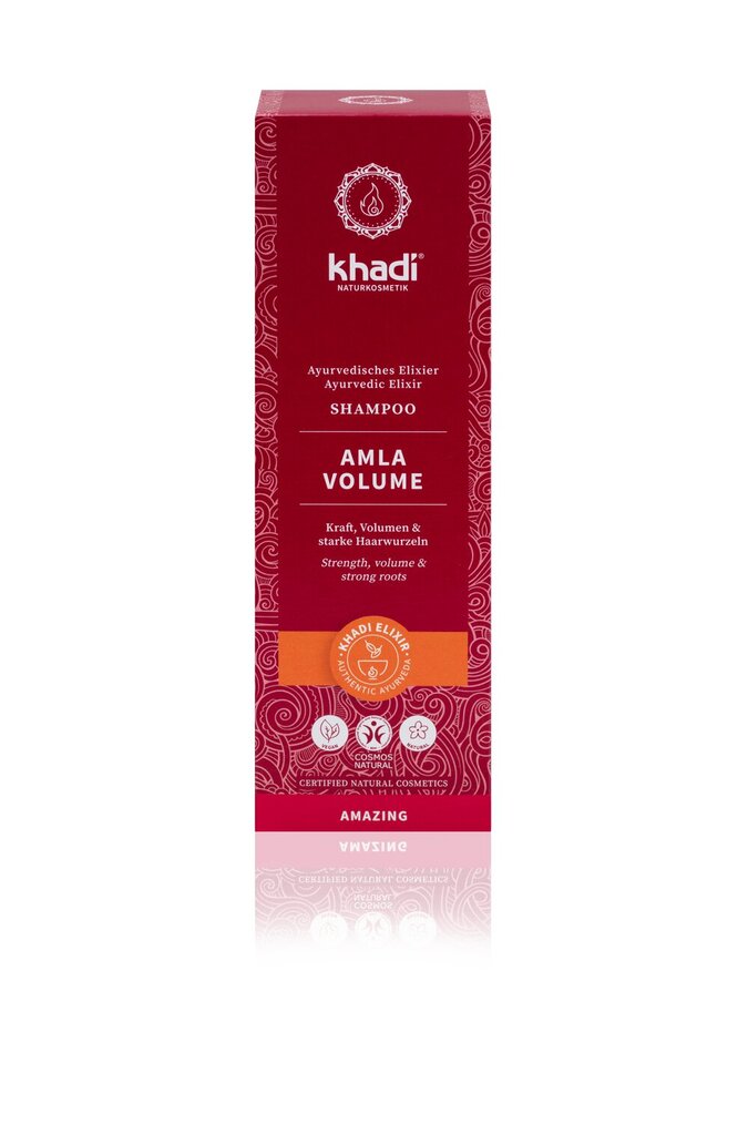 Ayurveda shampoo Amla Volume Elixier Khadi 200 ml hinta ja tiedot | Shampoot | hobbyhall.fi