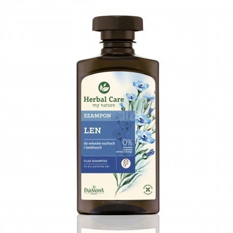 Farmona Herbal Care su linu Shampoo kuiville ja hauraille hiuksille 330 ml hinta ja tiedot | Shampoot | hobbyhall.fi