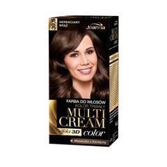 Joanna Multi Cream Color 100 ml, 39.5 Hiusväri Tea Brown hinta ja tiedot | Hiusvärit | hobbyhall.fi