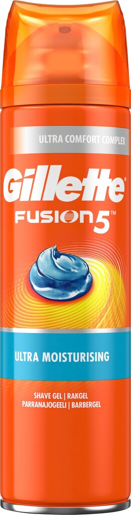 Gillette Fusion 5 Ultra Shave, Erittäin kosteuttava parranajovaahto miehille, 200 ml. hinta ja tiedot | Parranajo ja karvanpoisto | hobbyhall.fi