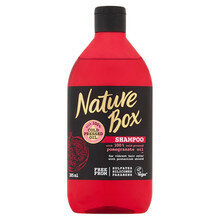 Shampoo granaattiomenaöljyllä NATURE BOX Pomegranat 385 ml hinta ja tiedot | Shampoot | hobbyhall.fi