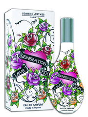 Jeanne Arthes Love Generation Rock EDP Parfyymi naisille, 60 ml hinta ja tiedot | Naisten hajuvedet | hobbyhall.fi