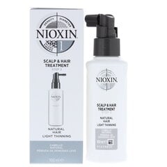 Hiustenlähtöä ehkäisevä seerumi Nioxin System 1 Scalp & Hair Treatment 100 ml hinta ja tiedot | Naamiot, öljyt ja seerumit | hobbyhall.fi
