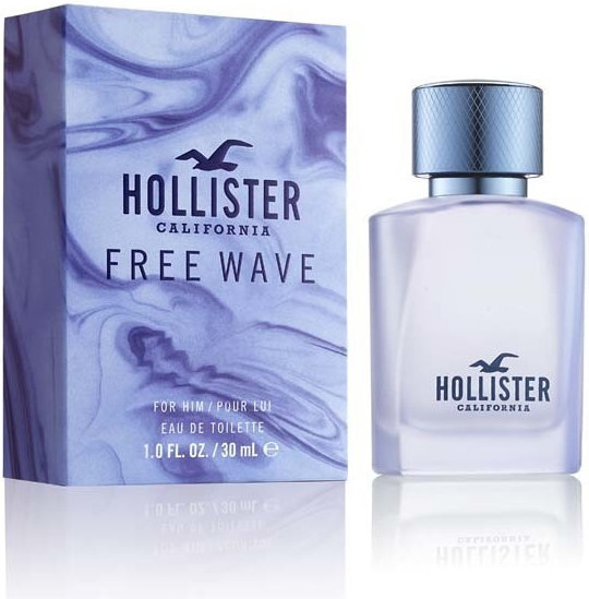 Miesten Hollister Free Wave EDT, 30 ml hinta ja tiedot | Miesten hajuvedet | hobbyhall.fi