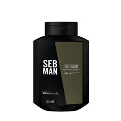 Puhdistava shampoo Sebastian Seb Man The Purist Shampoo 250ml hinta ja tiedot | Sebastian Professional Hajuvedet ja kosmetiikka | hobbyhall.fi