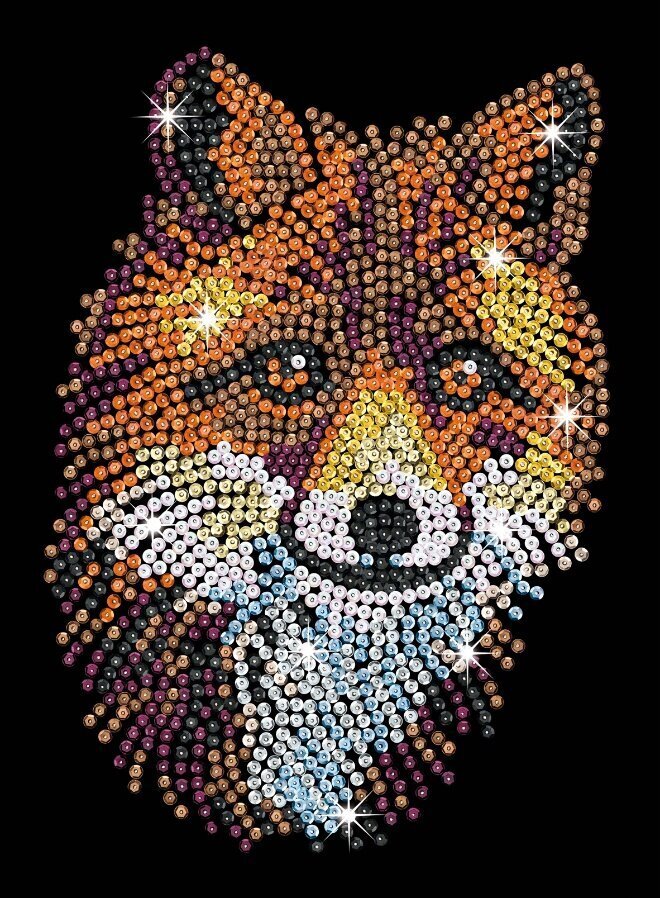 Timanttimosaiikki Sequin Art Red Fox, 25 x 34 cm hinta ja tiedot | Timanttimaalaukset | hobbyhall.fi