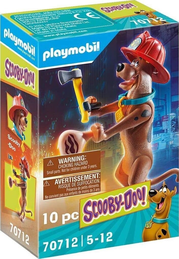 70712 PLAYMOBIL® Scooby-Doo! Kerättävä palomiehen hahmo hinta ja tiedot | LEGOT ja rakennuslelut | hobbyhall.fi