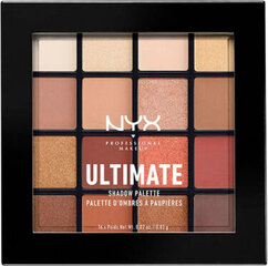 NYX Eye Shadow Palette Ultimate NYX (0,86 g x 16) hinta ja tiedot | Silmämeikit | hobbyhall.fi