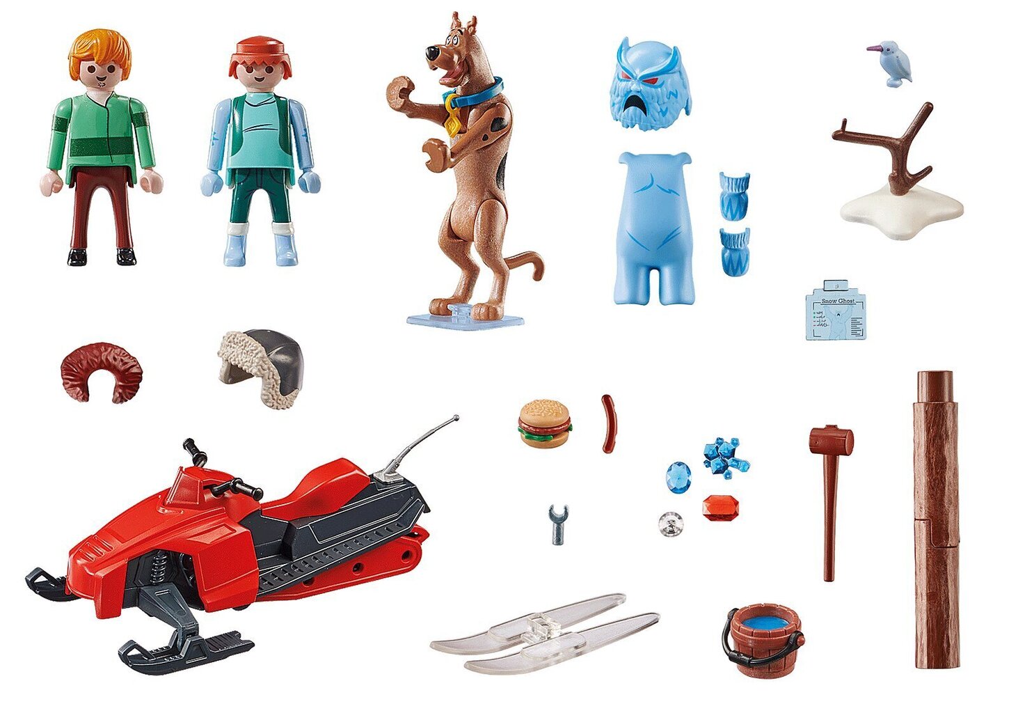 Scooby Doo 70706 Seikkailu Snow Ghost Kuva Set hinta ja tiedot | LEGOT ja rakennuslelut | hobbyhall.fi