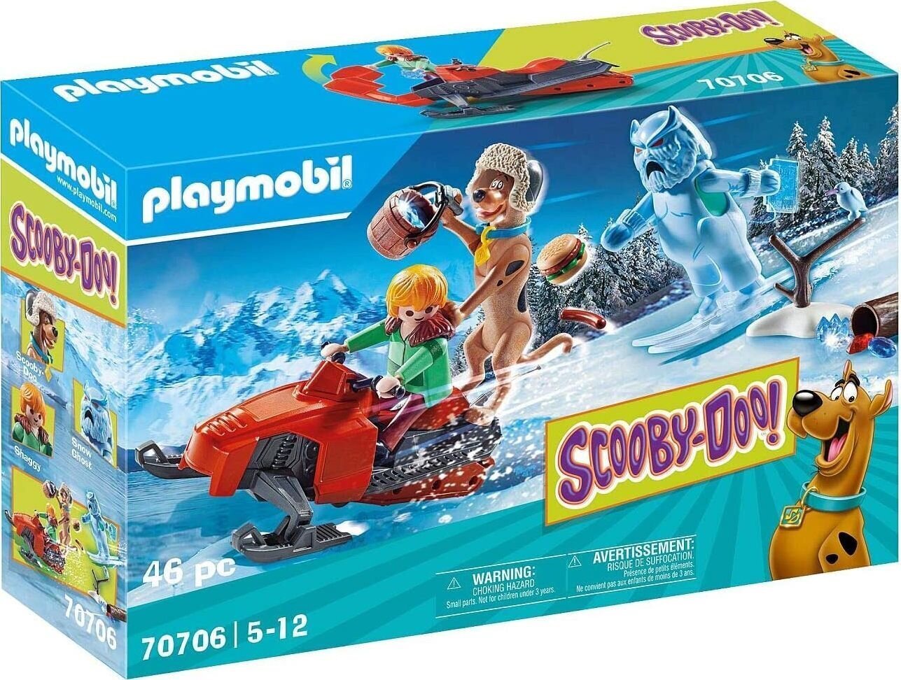 Scooby Doo 70706 Seikkailu Snow Ghost Kuva Set hinta ja tiedot | LEGOT ja rakennuslelut | hobbyhall.fi