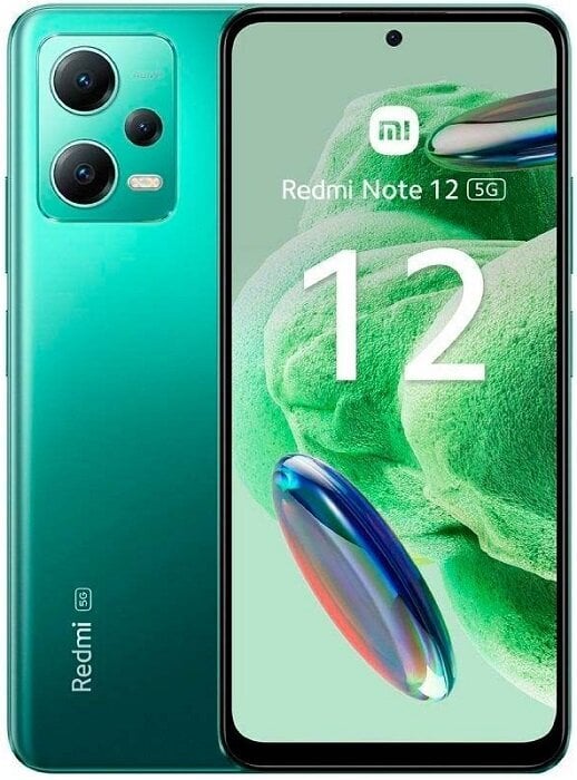 Xiaomi Redmi Note 12 5G 4/128GB Forest Green hinta ja tiedot | Matkapuhelimet | hobbyhall.fi