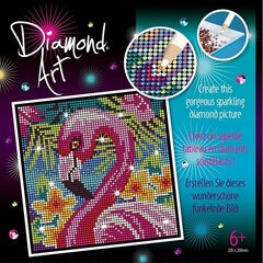 Diamond Art Flamingo timanttimaalaus, 20 x 20 cm hinta ja tiedot | Timanttimaalaukset | hobbyhall.fi