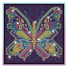 Sequin Art Butterfly timanttimaalaus, 20 x 20 cm hinta ja tiedot | Timanttimaalaukset | hobbyhall.fi