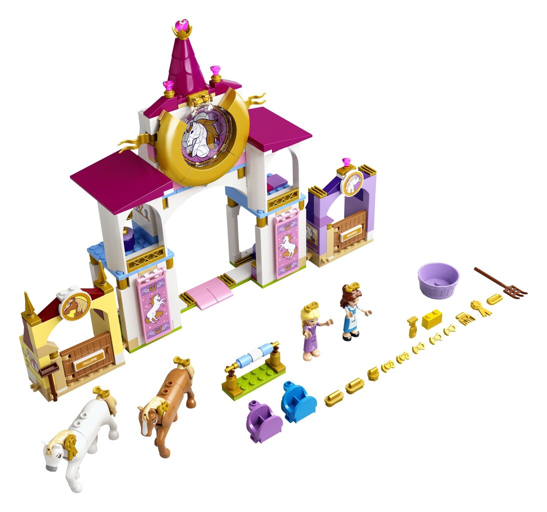 43195 LEGO® | Disney Princess Royal Bella ja tähkäpää Talli hinta ja tiedot | LEGOT ja rakennuslelut | hobbyhall.fi