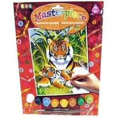 KSG Tigers -maalauskuvat, 30 x 23 cm hinta ja tiedot | Maalaa numeroiden mukaan | hobbyhall.fi