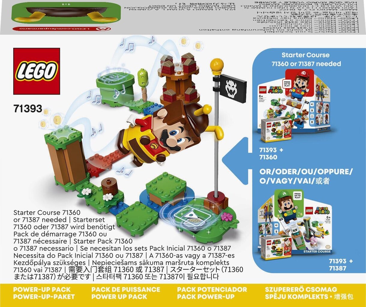 71393 LEGO® Super Mario Bee-Mario Booster Kit hinta ja tiedot | LEGOT ja rakennuslelut | hobbyhall.fi
